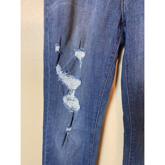 angry rabbit distressed jeans size 5 skinny jeans small - Picture 2 of 7